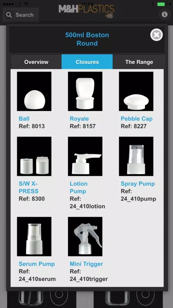 M&H Product Selector应用截图