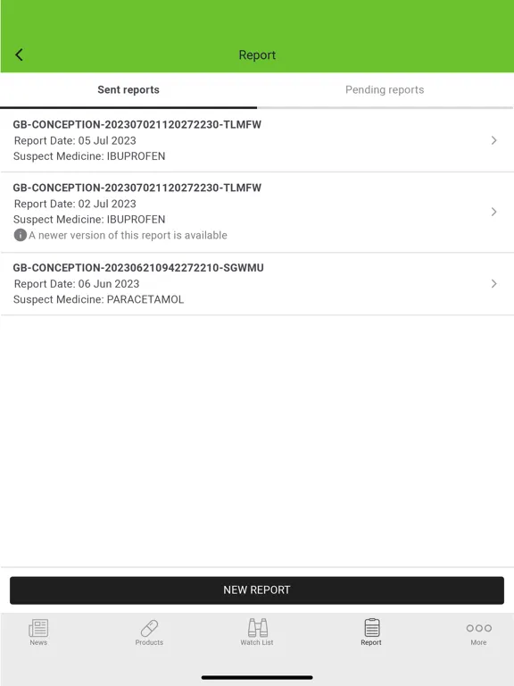 Скриншоты Meds4Mums2B iPad 
