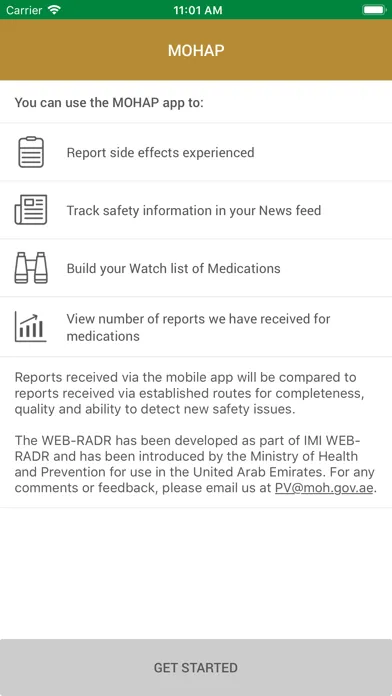 UAE RADR سکرین شاٹس