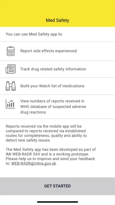 Ảnh chụp màn hình của Med Safety