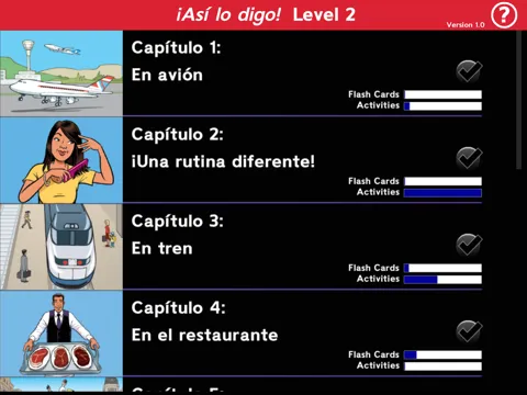 Captures d'écran de ¡Así lo digo! Level 2 iPad 