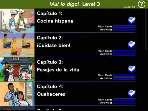 Скриншоты ¡Así lo digo! Level 3 iPad 