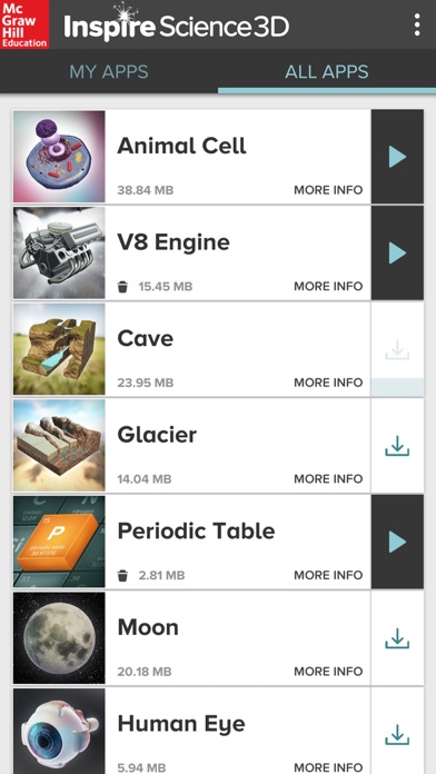 Inspire Science 3D Screenshots