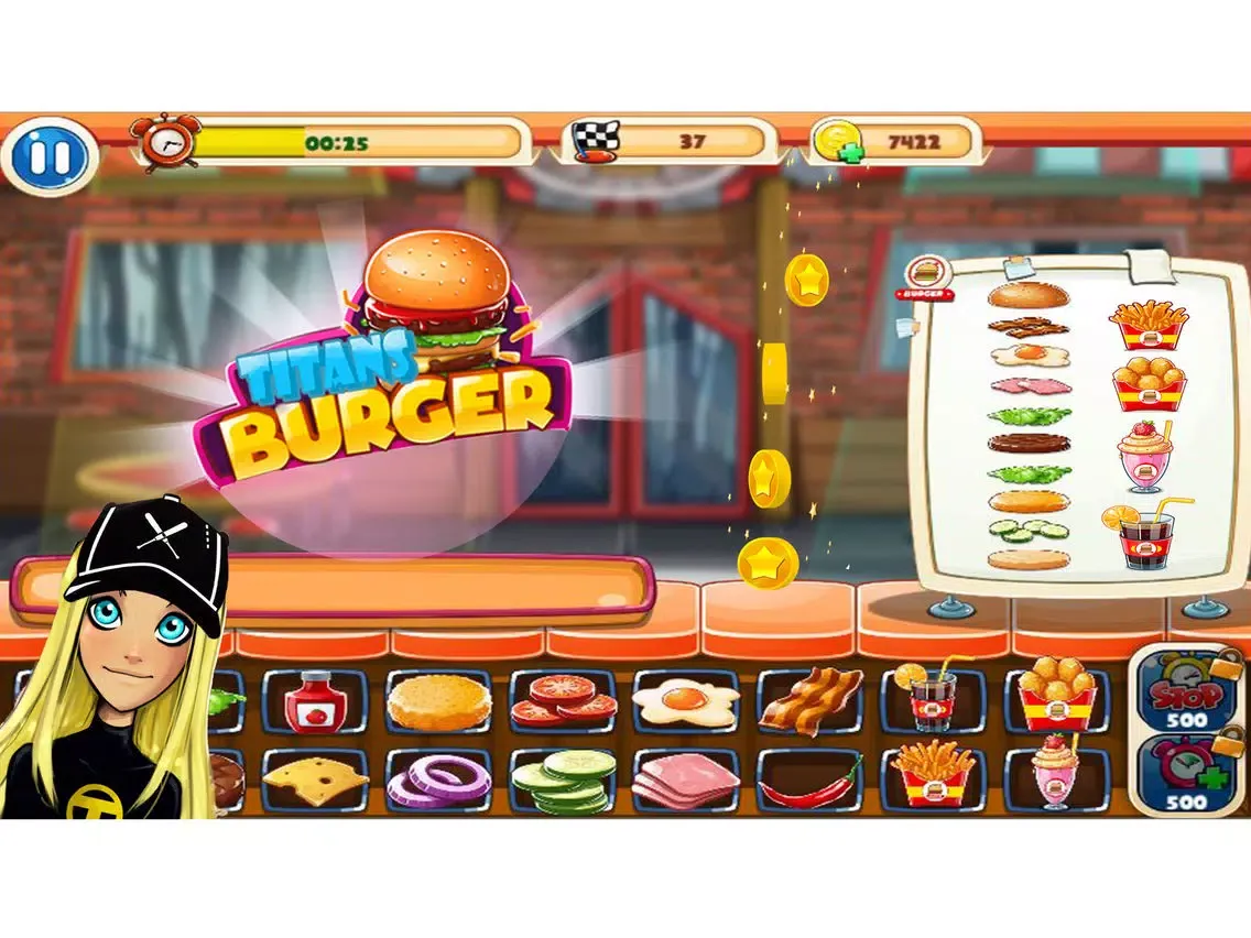 تصاویر Super Heros Ti tans Burgers iPad 