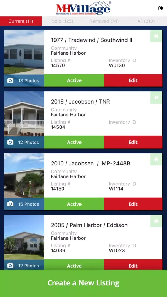 MHVillage Professional - Listing Management for Manufactured Housing Professionals Ekran Görüntüleri