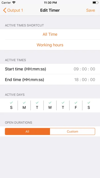 Homie SmartTimer 스크린샷