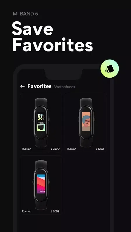Screenshot di Mi Band 5 Watch Faces