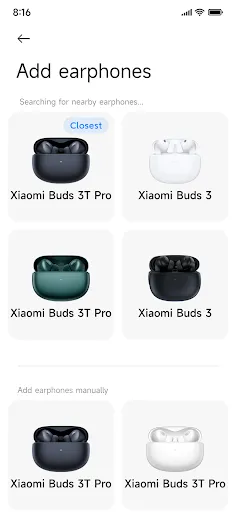 Tangkapan skrin Xiaomi Earbuds