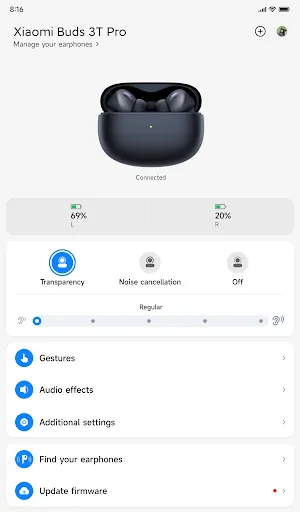 Tangkapan skrin Xiaomi Earbuds