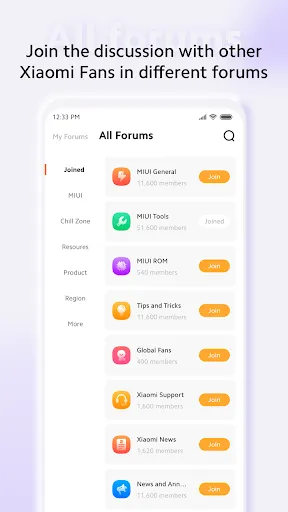 Capturas de pantalla de Xiaomi Community