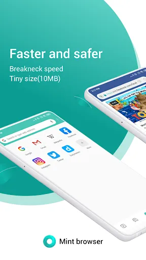 Capturas de pantalla de Mint Browser - Video download,