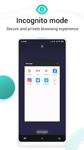 Capturas de pantalla de Mint Browser - Video download,