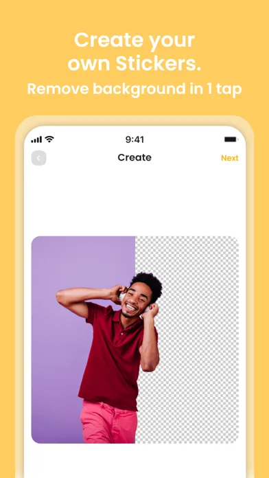 Captures d'écran de Sticker Maker : Meme, Emoji