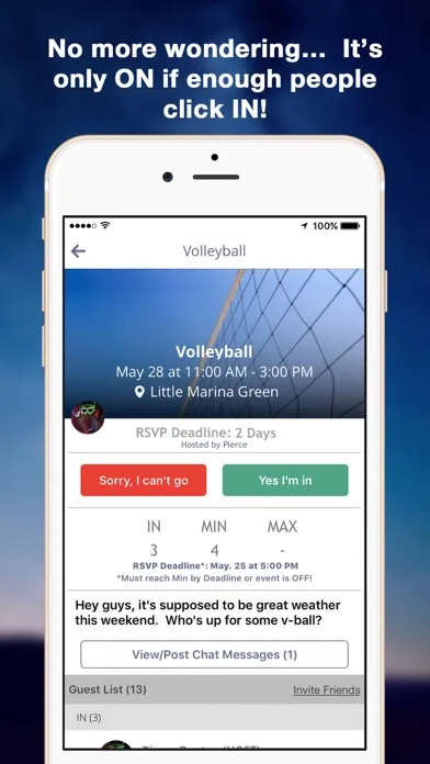 تصاویر uVite Group Activity Planner -Expiring Invitations