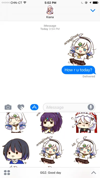 Ảnh chụp màn hình của GGZ: Stickers