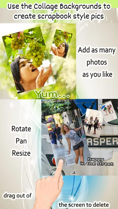 Tangkapan skrin Collage it Overlap Photo Group