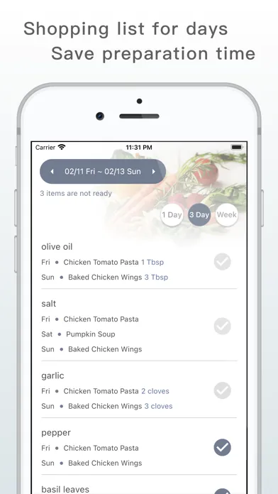 HomeChef - Cooking Schedule Ekran Görüntüleri