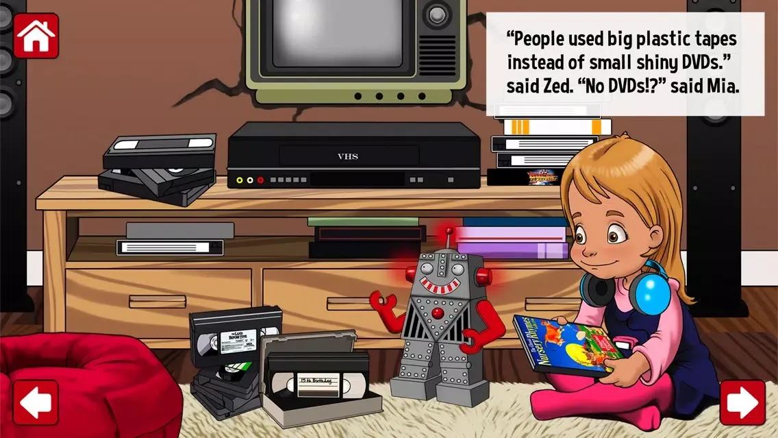 Messy Mia - Tales and Stories of the Ancient Tech with Trivia Picture Quiz for Kids Screenshots