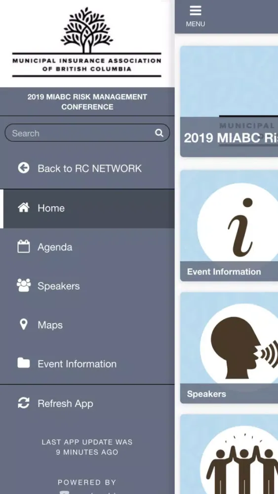 Ảnh chụp màn hình của MIABC RMC 2019