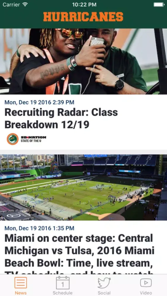 Tangkapan layar Go Canes!