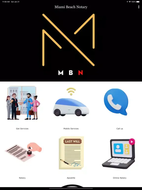 Miami Beach Notary iPad  スクリーンショット