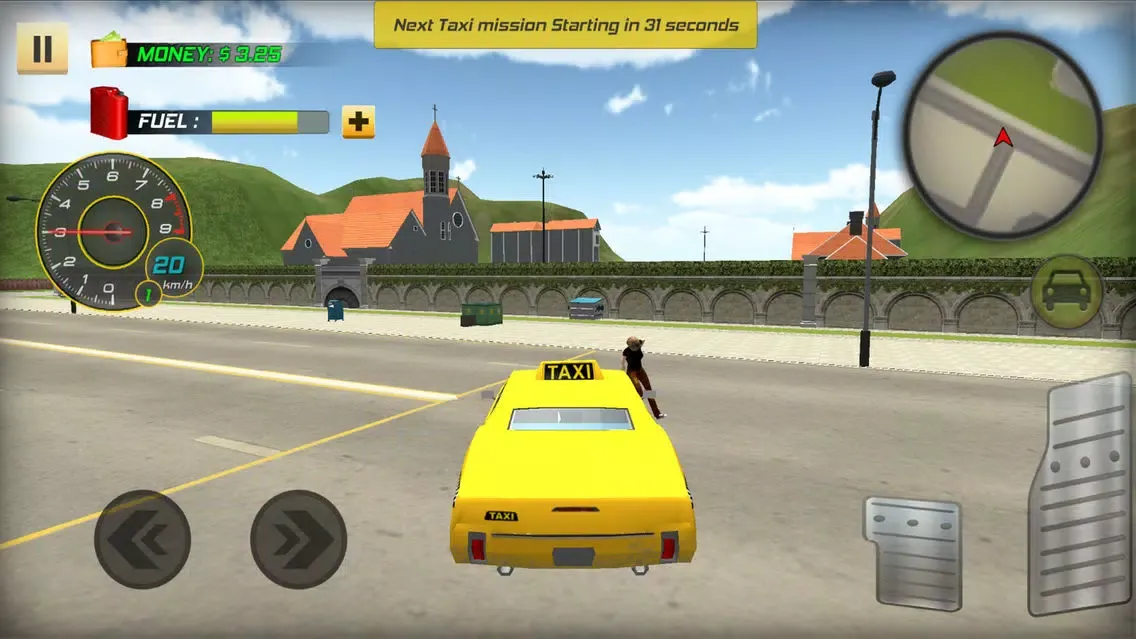Tangkapan layar Real Taxi Driver