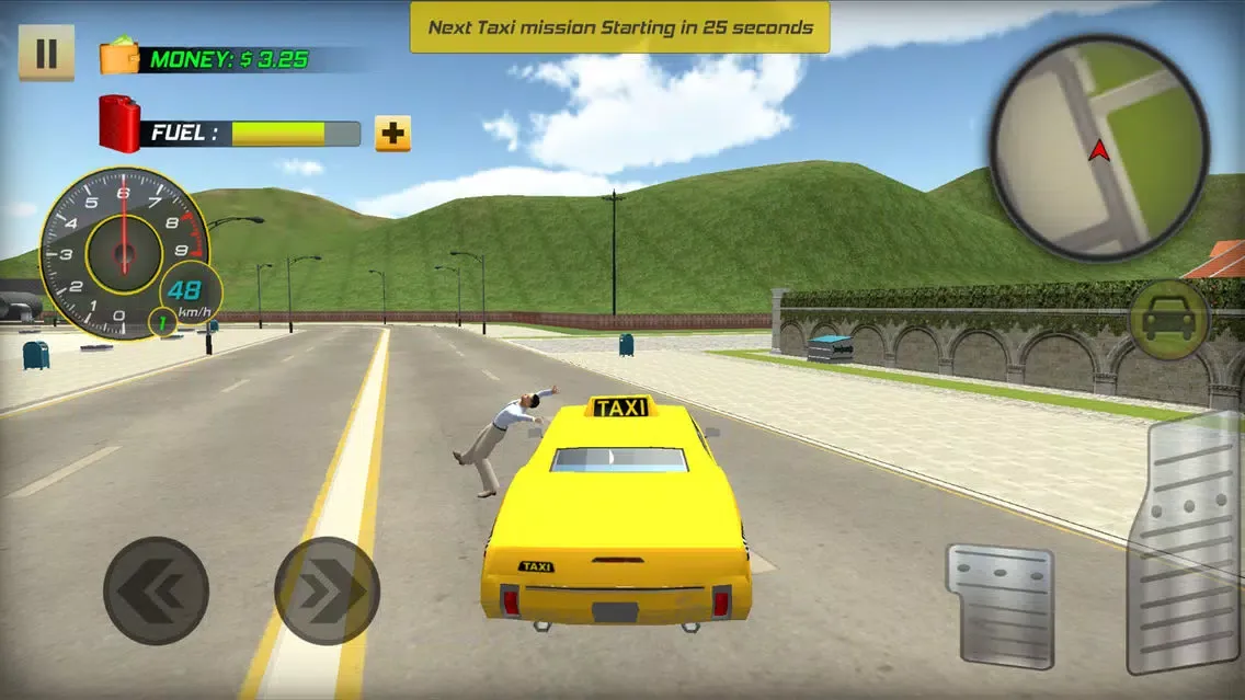 Tangkapan layar Real Taxi Driver