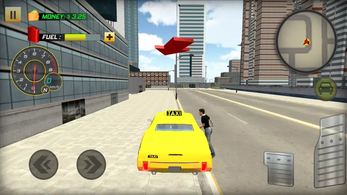 Tangkapan layar Real Taxi Driver