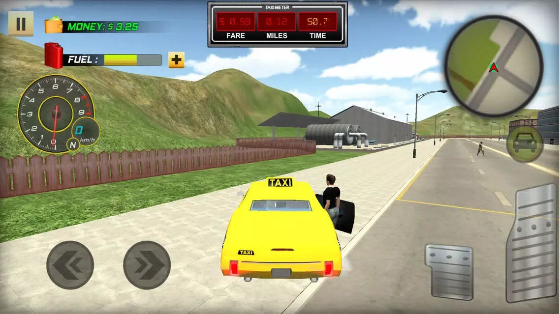 Tangkapan layar Real Taxi Driver