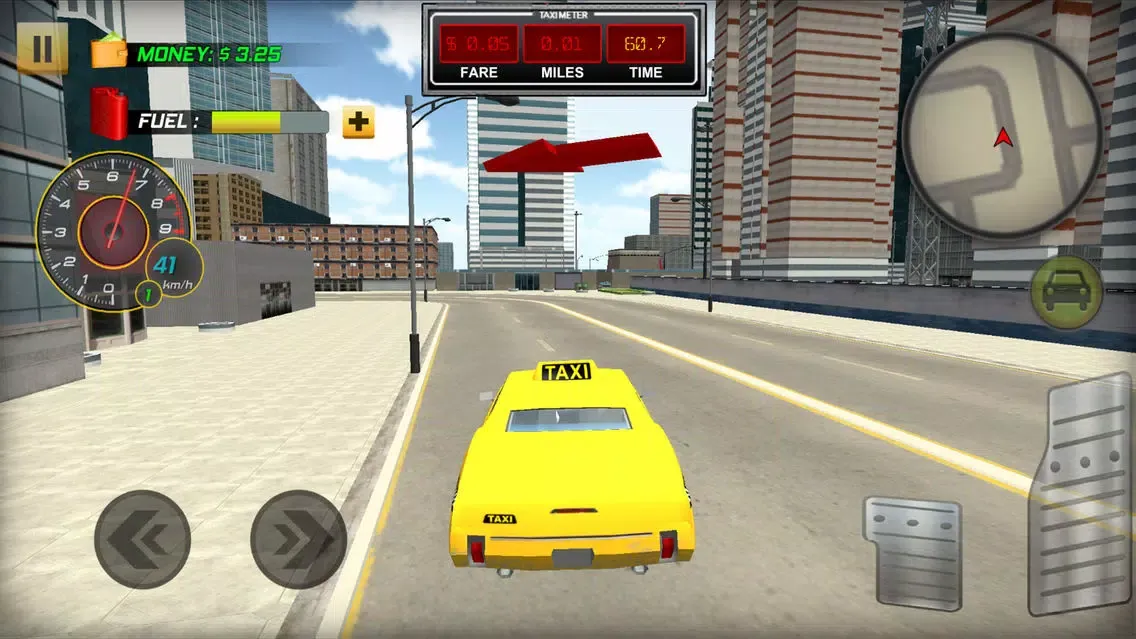 Tangkapan layar Real Taxi Driver