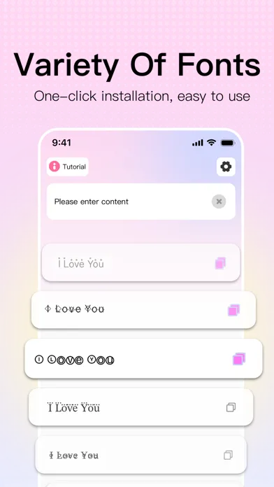 Zrzuty ekranu Fonts Keyboard - Chat Keyboard