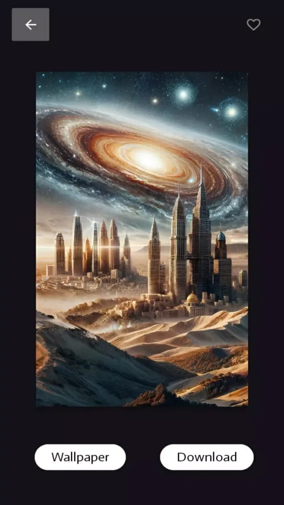 Capturas de tela do Cosmos Wallpapers