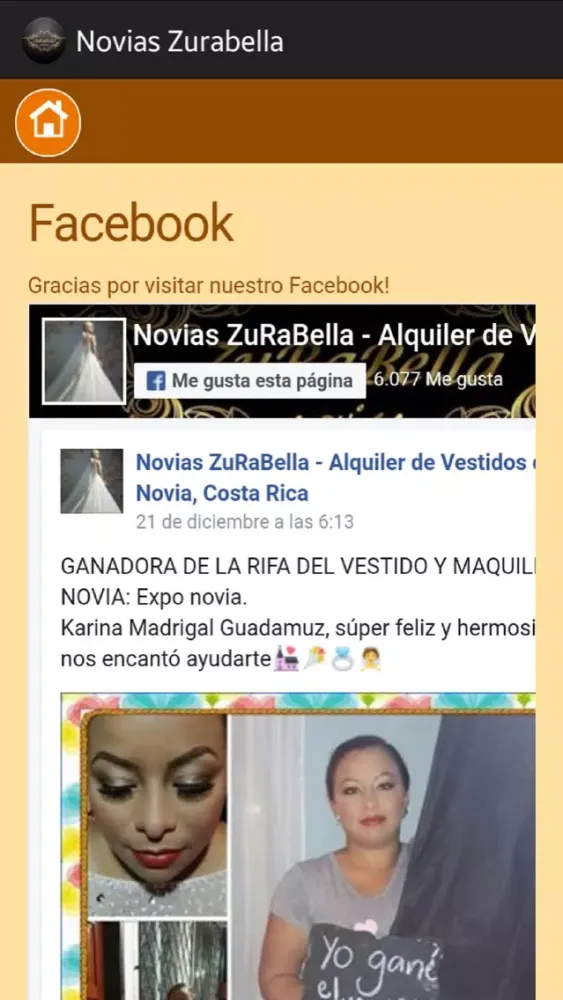 Capturas de tela do Zurabella Novias