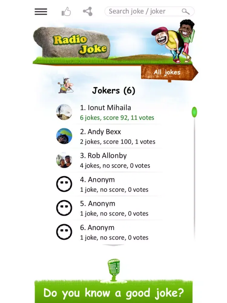 Zrzuty ekranu Radio Joke - audio jokes in 7 languages iPad 