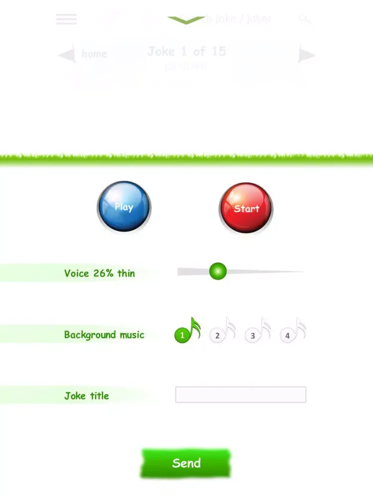 Zrzuty ekranu Radio Joke - audio jokes in 7 languages iPad 