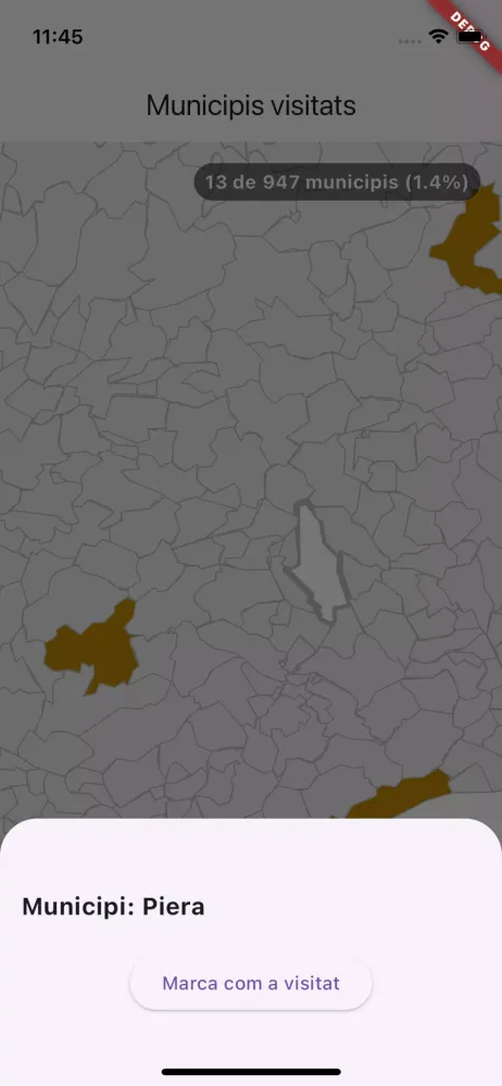 Скриншоты Municipis Visitats Catalunya