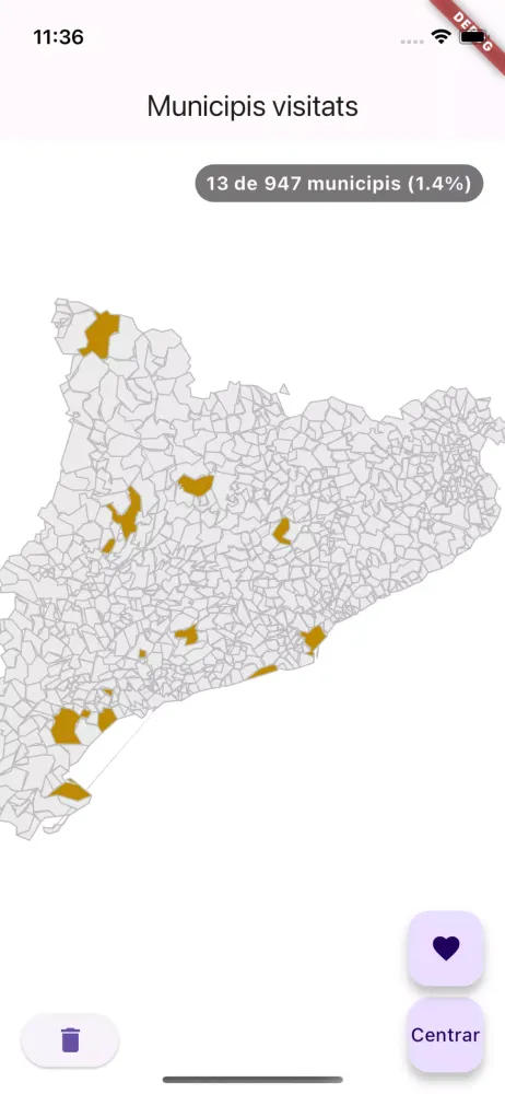 Скриншоты Municipis Visitats Catalunya