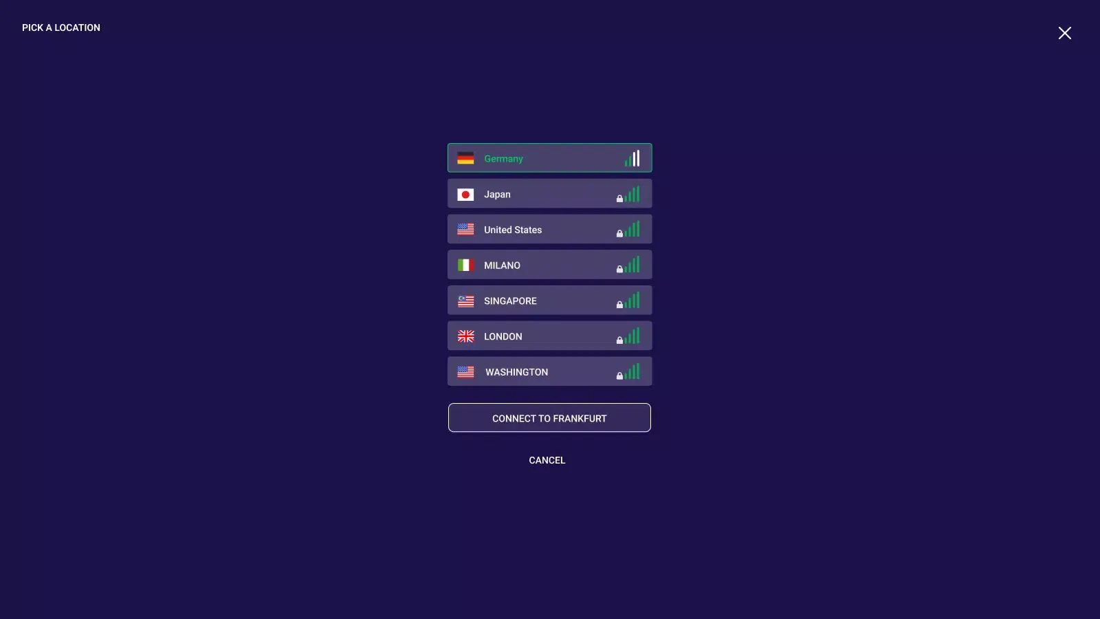 Скриншоты MiaVPN: Fast, Private & Secure