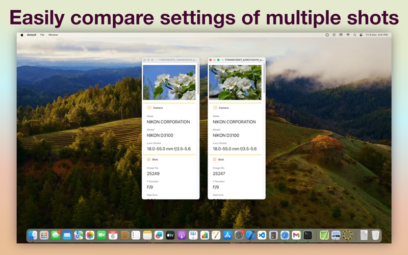 Скриншоты Detexif Exif Viewer