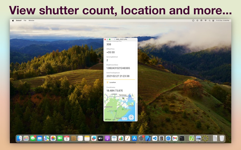 Скриншоты Detexif Exif Viewer
