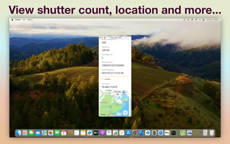 تصاویر Detexif Exif Viewer