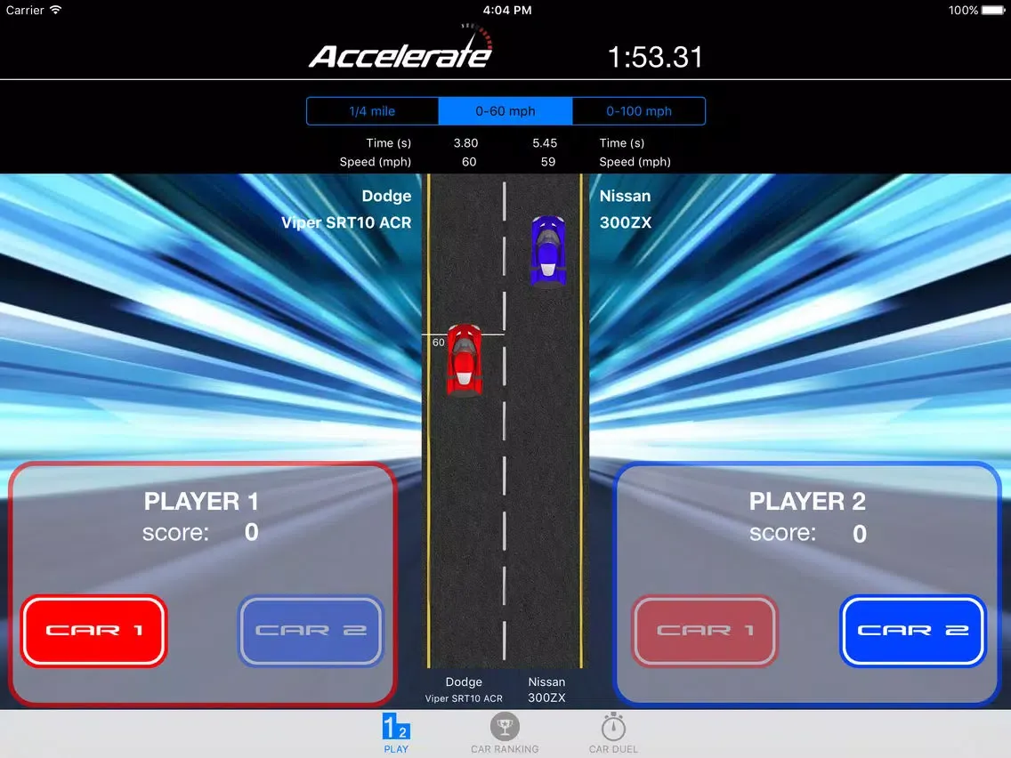 Tangkapan skrin Accelerate: The Game iPad 