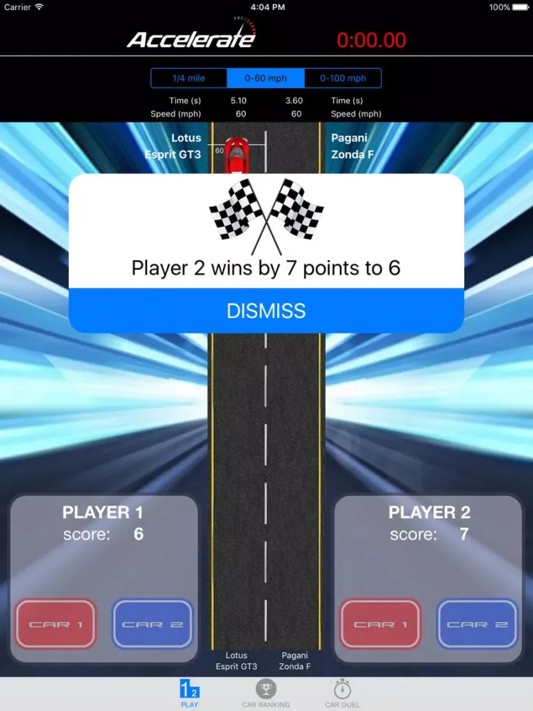 Tangkapan skrin Accelerate: The Game iPad 