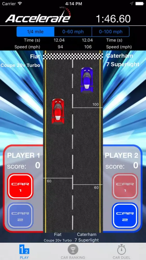 Tangkapan skrin Accelerate: The Game