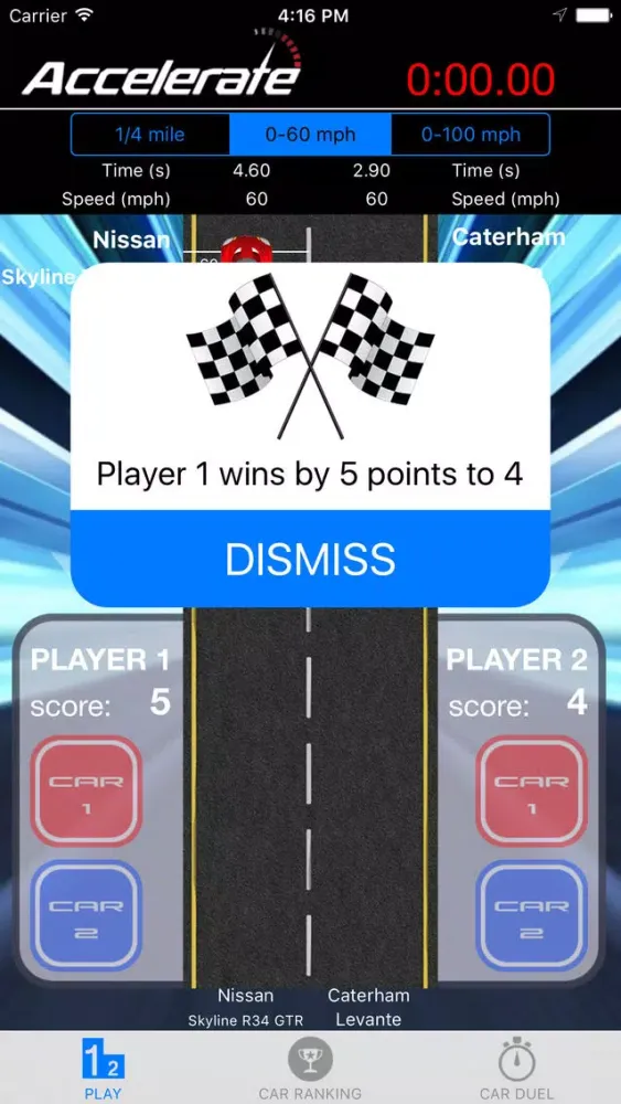 Tangkapan skrin Accelerate: The Game