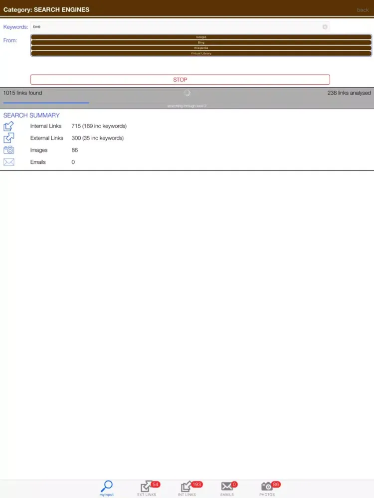 Captures d'écran de Delve into Search Engines iPad 