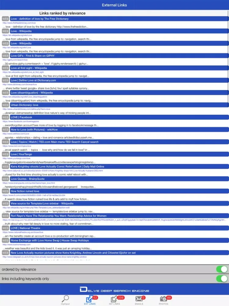 Captures d'écran de Delve into Search Engines iPad 