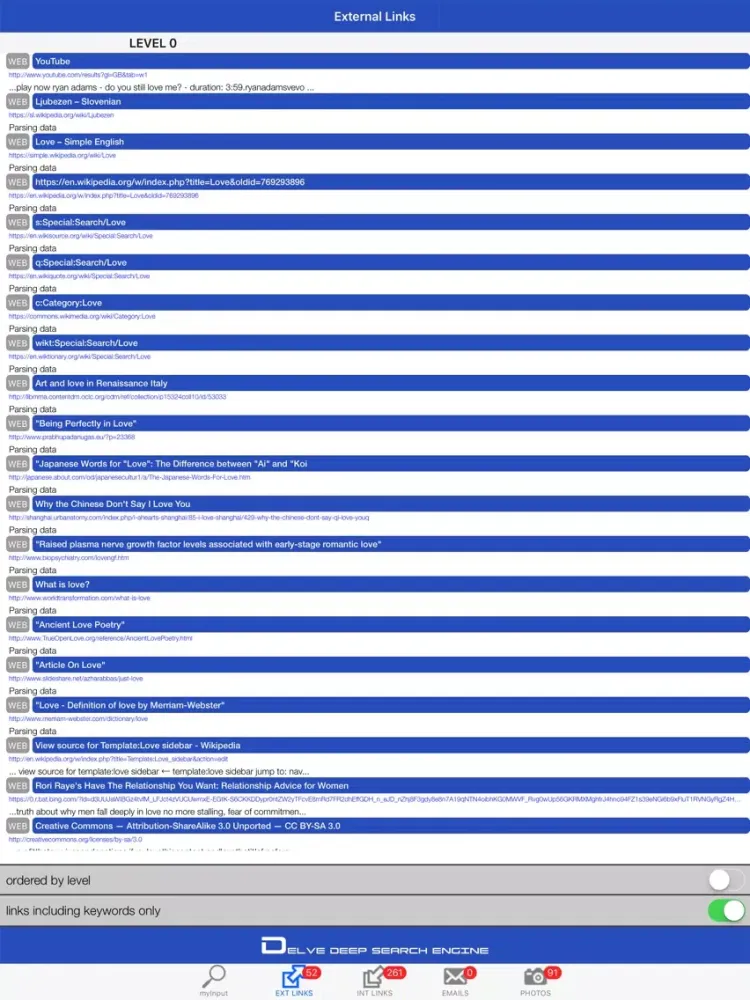 Captures d'écran de Delve into Search Engines iPad 