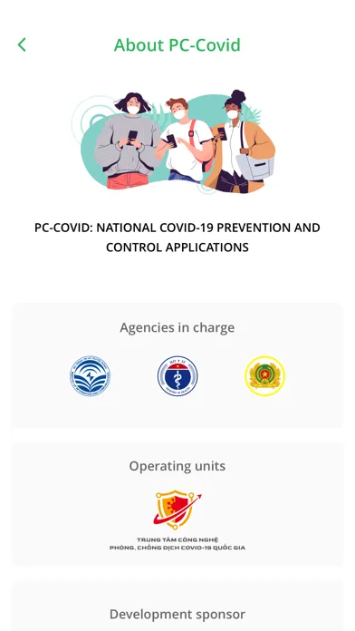 Скриншоты PC-Covid Viet Nam