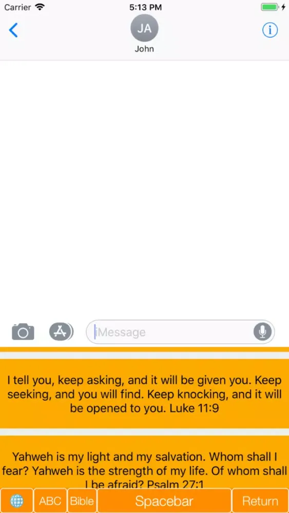 تصاویر Bible Verse Keyboard